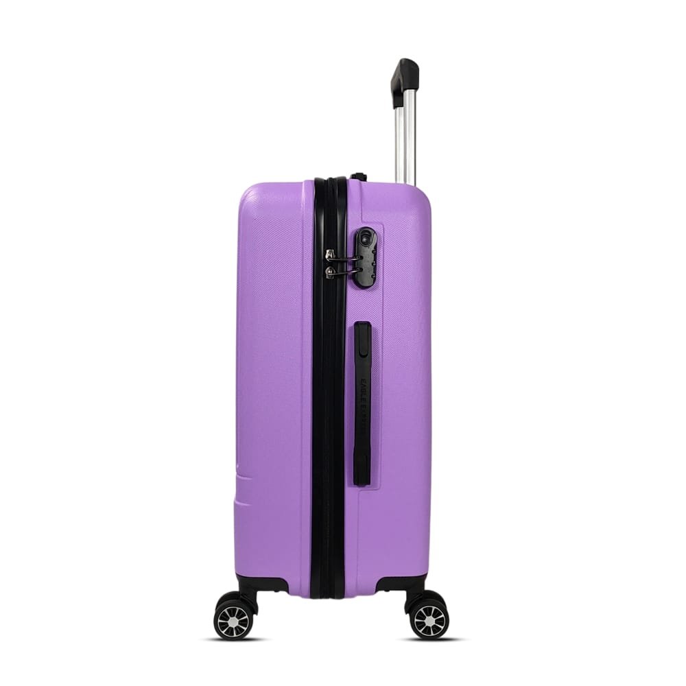 luggage bags with scratch resistant finish and 360° spinner wheels