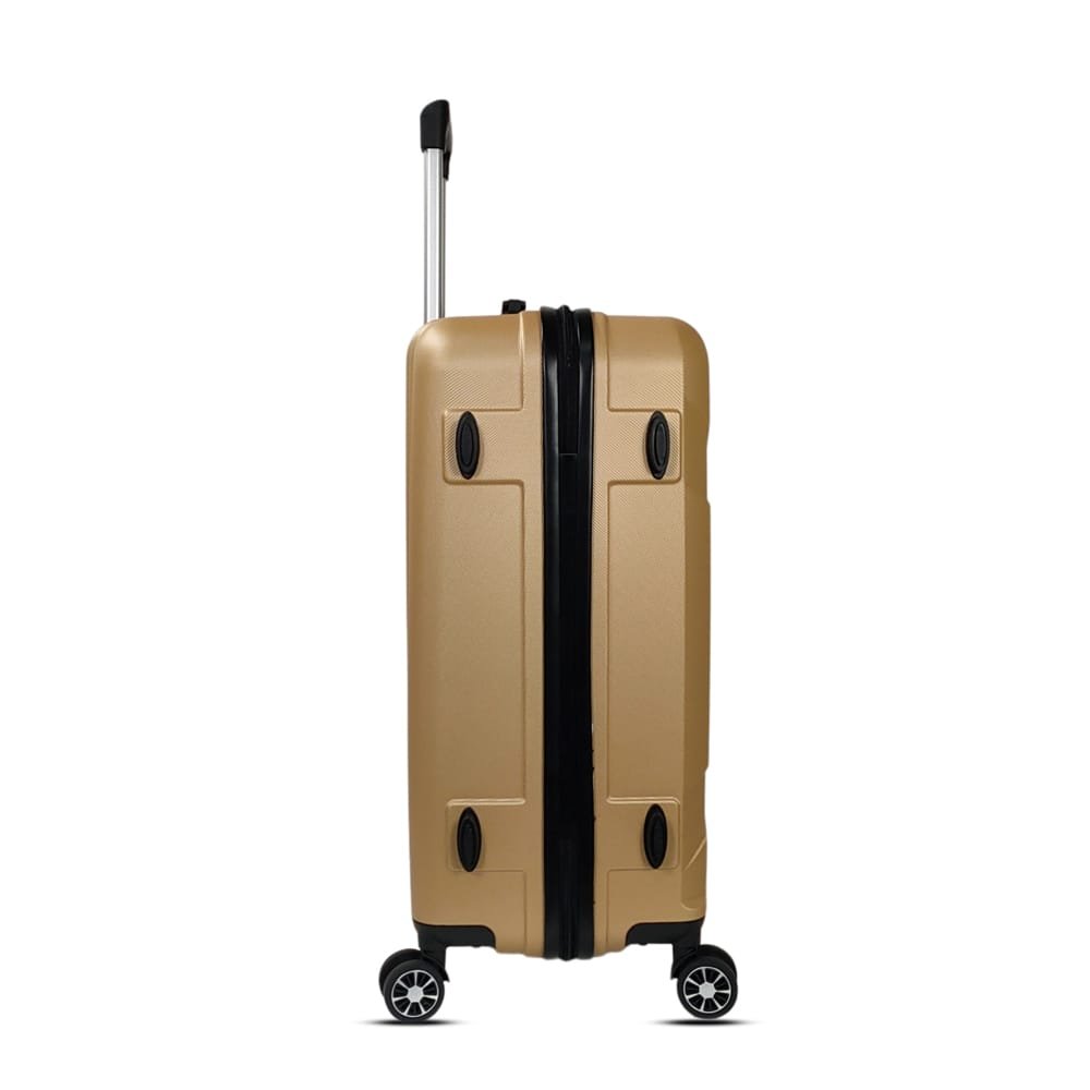 luggage bags with scratch resistant finish and 360° spinner wheels