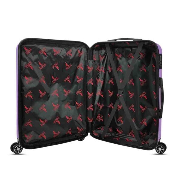 luggage bags with scratch resistant finish and 360° spinner wheels