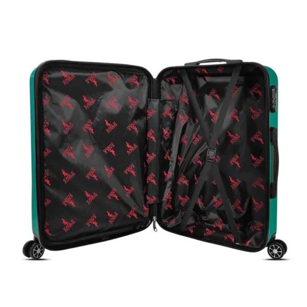 luggage bags with scratch resistant finish and 360° spinner wheels