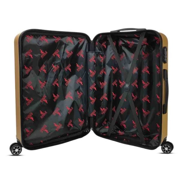 luggage bags with scratch resistant finish and 360° spinner wheels