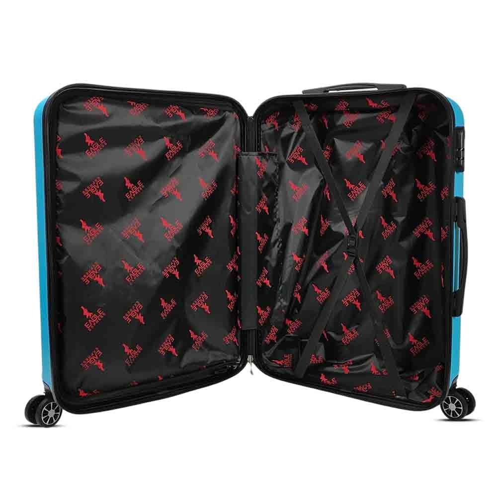 luggage bags with scratch resistant finish and 360° spinner wheels