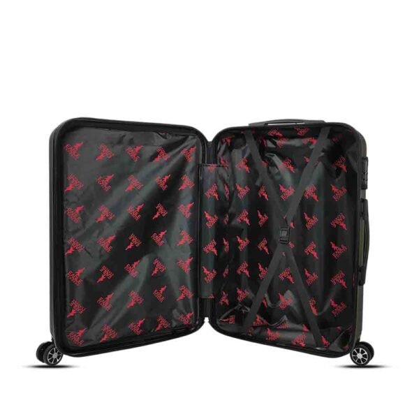 luggage bags with scratch resistant finish and 360° spinner wheels