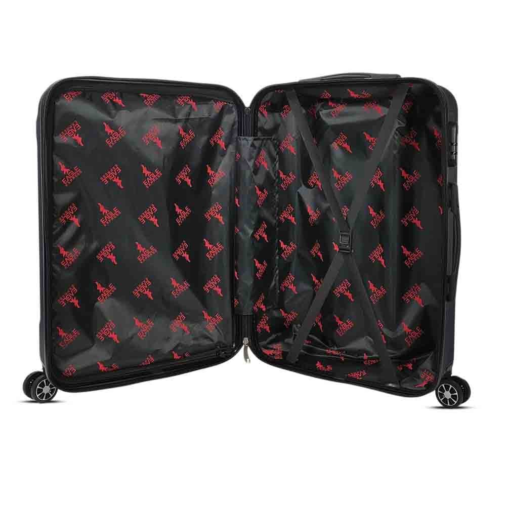 luggage bags with scratch resistant finish and 360° spinner wheels
