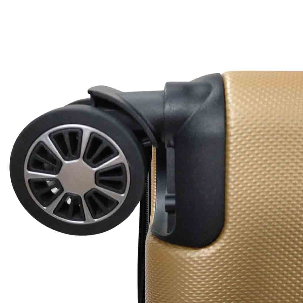 luggage bags with scratch resistant finish and 360° spinner wheels