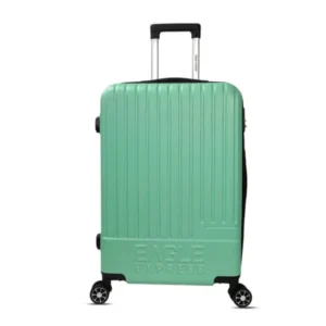 light green medium sized suitcase